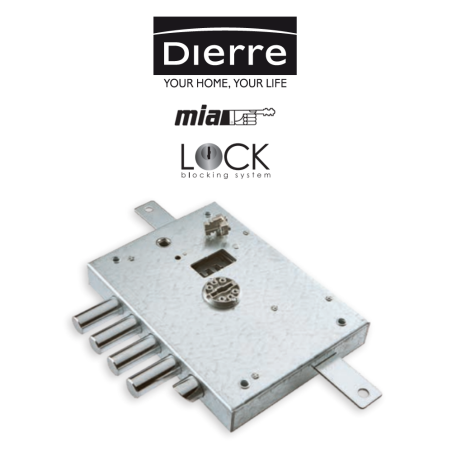 Atra Dierre Left Double Bit Triple Lock Art. SER7112 IND 1SE