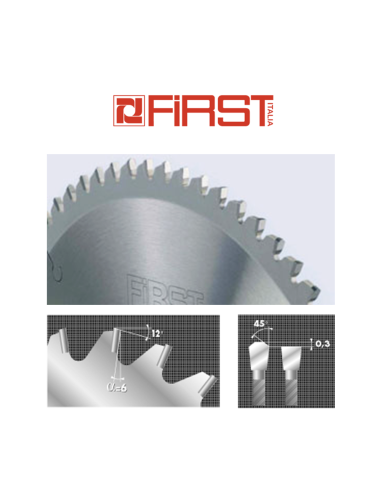 Universal blade for aluminum First Algor Ø 450 mm art. F4503810832S