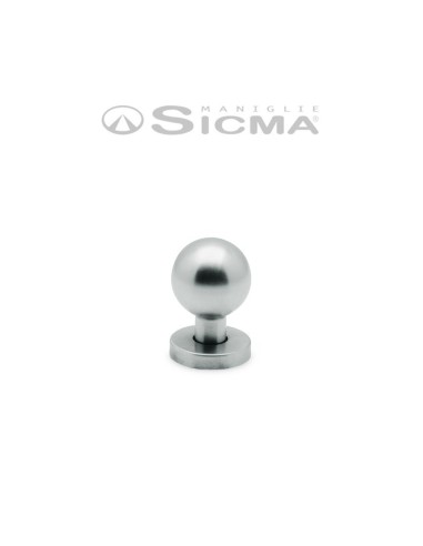 Pomolo Sicma Sfera Acciaio inox