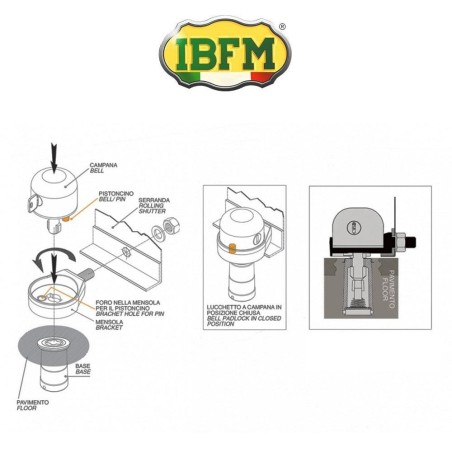 IBFM Bullit Roller Shutter Bell Lock