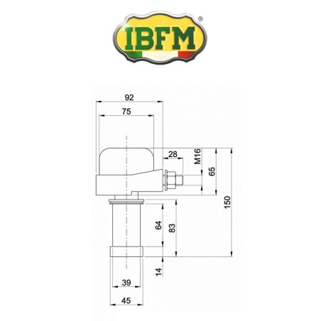 IBFM Bullit Roller Shutter Bell Lock