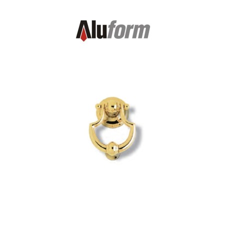 A 425 Aluform gold brass PVD door knocker
