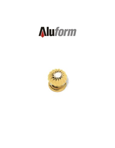 A 430 Aluform pomo fisso ottone oro PVD per porte