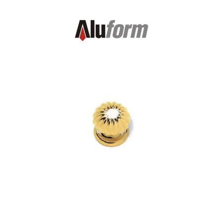 A 430 Aluform fixed knob brass gold PVD for doors