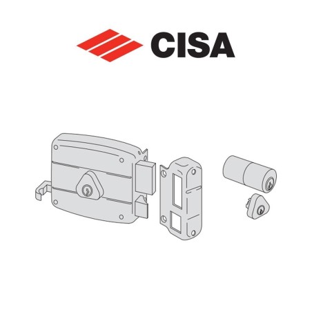 Cisa mechanical cylinder lock entry 60 Right series 50421-60-1