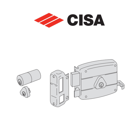 Cisa mechanical cylinder lock entry 70 Left series 50421-70-2