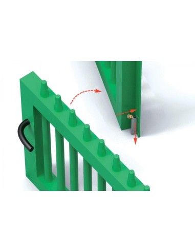 Automatic bollard for double-leaf gates Ibfm art. 418