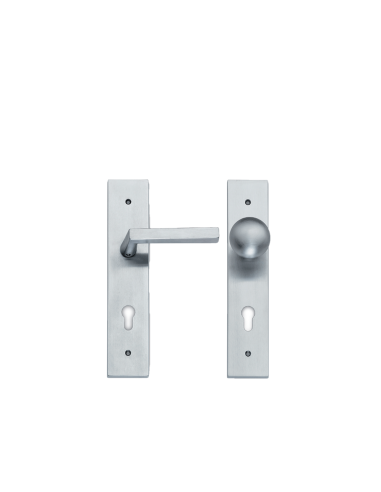 Doppia maniglia Sicma Fenix serie Hotel Cromo satinato