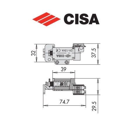 Spare coil for Cisa Elettrika electric lock