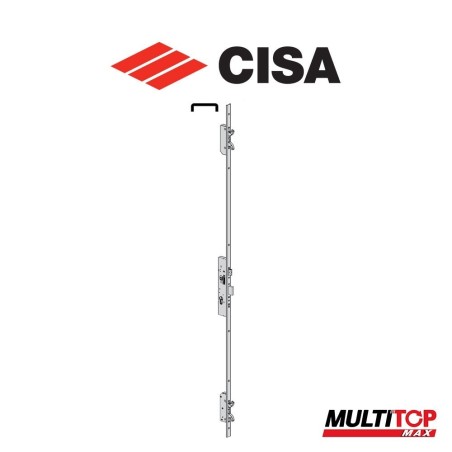 Cisa Multitop Max multi-point mechanical lock with entry 35 frontal U-shaped series 49656-35