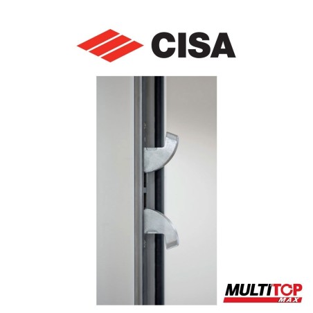 Cisa Multitop Max electric multipoint lock with entry 35 frontal U-shaped series 19656-35
