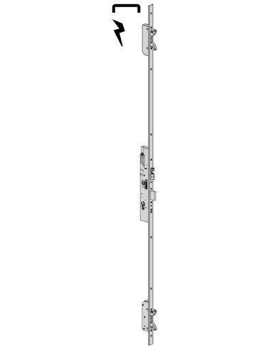 Serratura elettrica multipunto Cisa Multitop Max entrata 35 frontale a U serie 19656-35