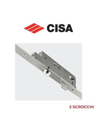 Cisa multipoint mechanical lock 3 latches entry 35 U-shaped front series 48816-35