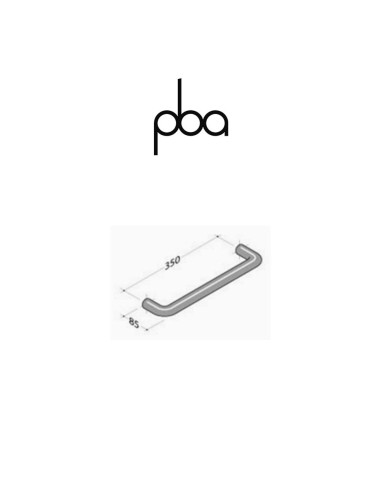 Maniglione PBA Programma PVD int. 350 mm art. PVD.219.0000