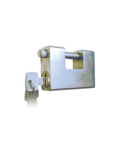 Armored padlock with single punched key KA Ibfm 96 mm art. 9992KA