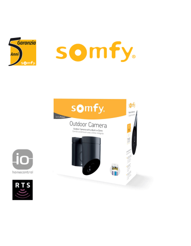 Telecamera da esterno grigia Somfy OUTDOOR CAMERA | Accessori per Infissi