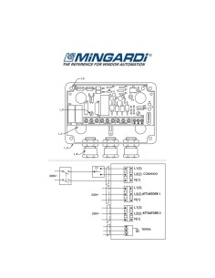 Control unit for 2 Mingardi Bianca motors item 2700171 2