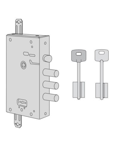 Cisa double bit lock entry 64 series 57516-38