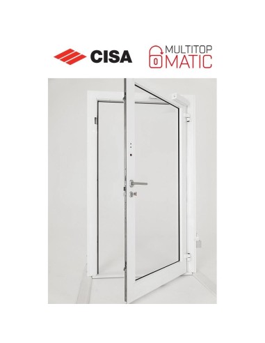 Serratura meccanica multipunto Cisa Multitop Matic entrata 35 frontale piatto serie 4A000-35