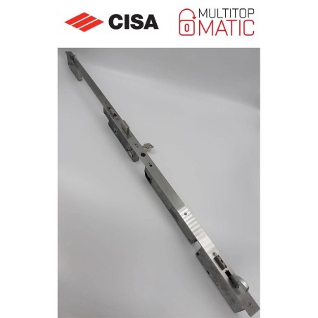 Cisa Multitop Matic multipoint mechanical lock, entry 40, flat front, 4A000-40 series