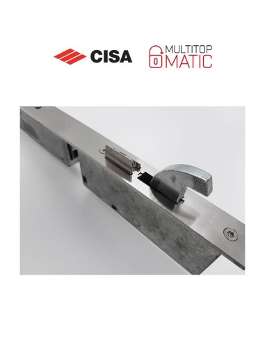 Cisa Multitop Matic multipoint mechanical lock, entry 40, flat front, 4A000-40 series