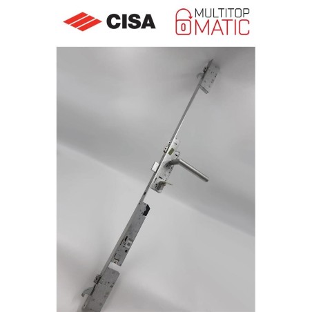 Cisa Multitop Matic multipoint mechanical lock, entry 40, flat front, 4A000-40 series