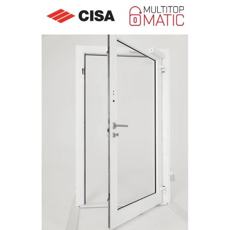 Serratura meccanica multipunto Cisa Multitop Matic entrata 35 frontale a U serie 4A100-35
