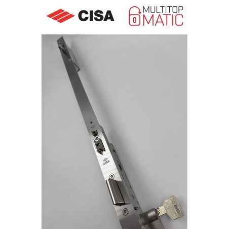 Serratura meccanica multipunto Cisa Multitop Matic entrata 40 frontale a U serie 4A100-40
