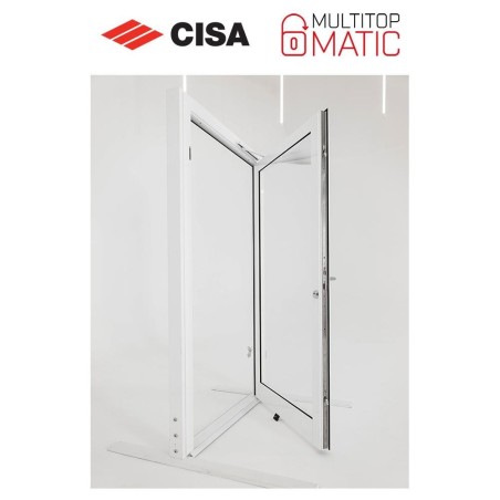 Serratura meccanica multipunto Cisa Multitop Matic entrata 40 frontale a U serie 4A100-40