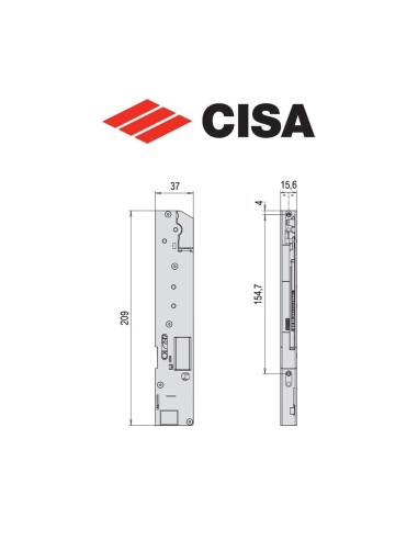 Motore Cisa per Multitop Matic serie E0000-00