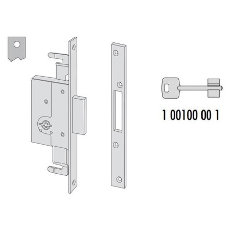 Cisa double bit lock entry 45 series 57225-45