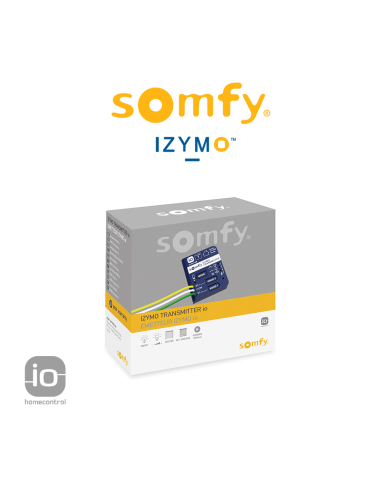 Transmitter for Somfy IZYMO TRANSMITTER io switches and buttons