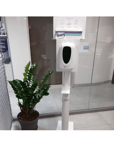 Stand for 500 mL hand sanitizer gel dispenser