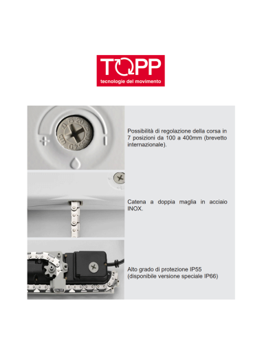 ACK4 Topp - Attuatore a catena per finestre vasistas e a sporgere | Accessori per Infissi