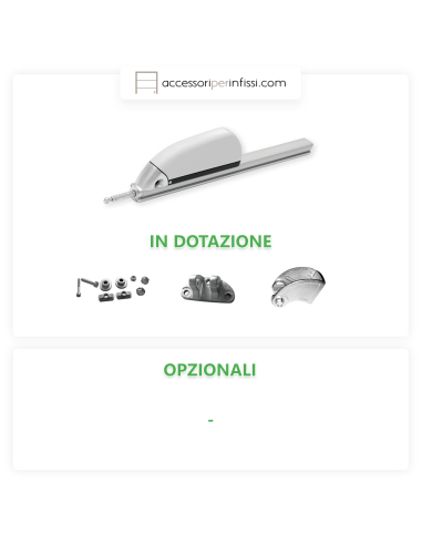 SKY 650 Nekos attuatore a cremagliera per lucernari e cupole