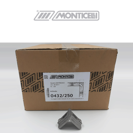 0432 MONTEBIANCO Monticelli die-cast aluminium corner joint bracket