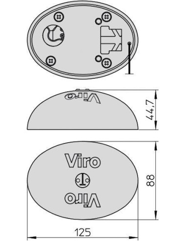 4222.4222 Viro pair of van locks for trucks and vans