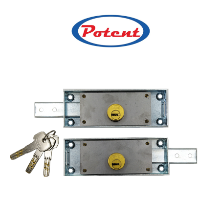 C-1625.FLAT Potent cylinder locks for roller shutters coupled with punched key