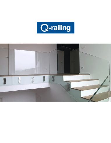 Q-Railing - Glass adapter with flat base Easy Glass 4762