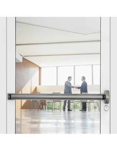 4P01035 Cisa Multitop MATIC EXIT serratura motorizzata da infilare per porta antipanico frontale piatto