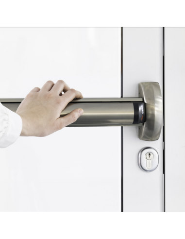 4P11035 Cisa Multitop MATIC EXIT serratura motorizzata da infilare per porta antipanico frontale a U