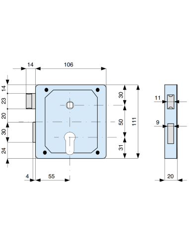 434550 MG lock to be applied