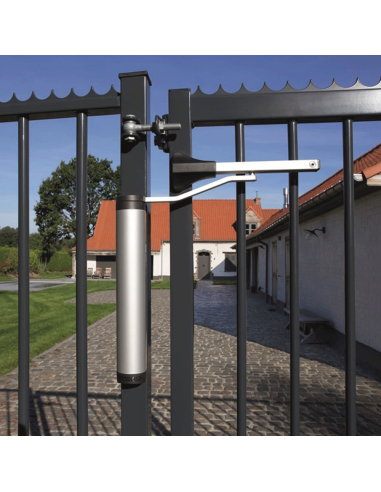 VERTICLOSE-2-ZILV - Hydraulic gate closer for 90° and 180° hinges