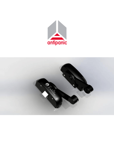 403/T Antipanic - Triple mechanical panic bar with external bar