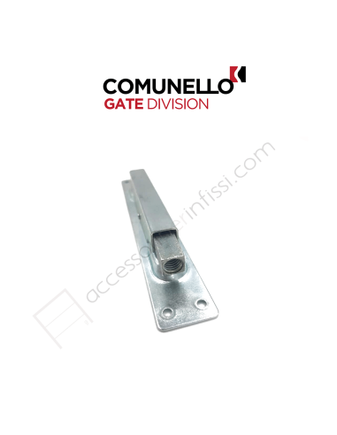 70424 Comunello - Recessed deadbolt with brass lever