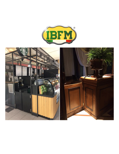 Coppia cerniera a molla IBFM - Cerniera a molla tipo Bommer azione singola 100 mm in acciaio inossidabile