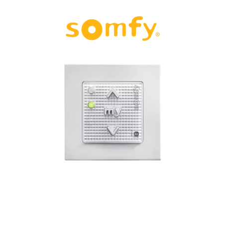 SMOOVE ORIGIN 2 io Somfy - 2-channel wall control for awnings and roller shutters
