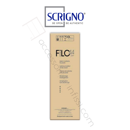 FILO44 Scrigno - Porta filo muro battente reversibile per interni