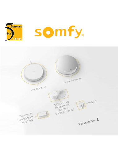 HOME ALARM ESSENTIAL STARTER PACK Somfy Protect - Sistema di allarme sicurezza antifurto | Accessori per Infissi