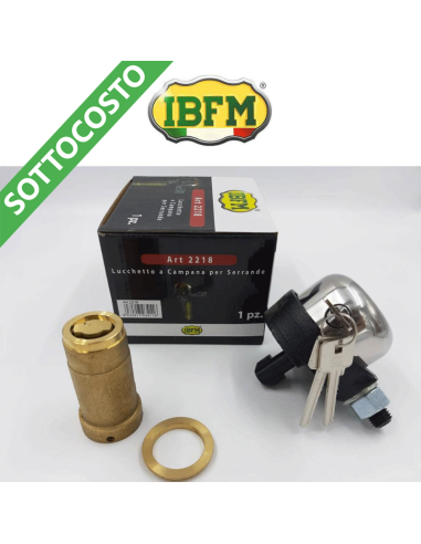 IBFM Bullit roller shutter bell lock with unique KA key